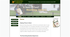 Desktop Screenshot of nourishinggardens.org